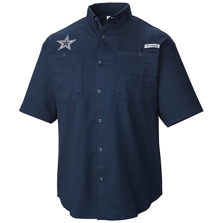 Columbia Men's PFG Tamiami Short Sleeve Shirt - Dallas Cowboys