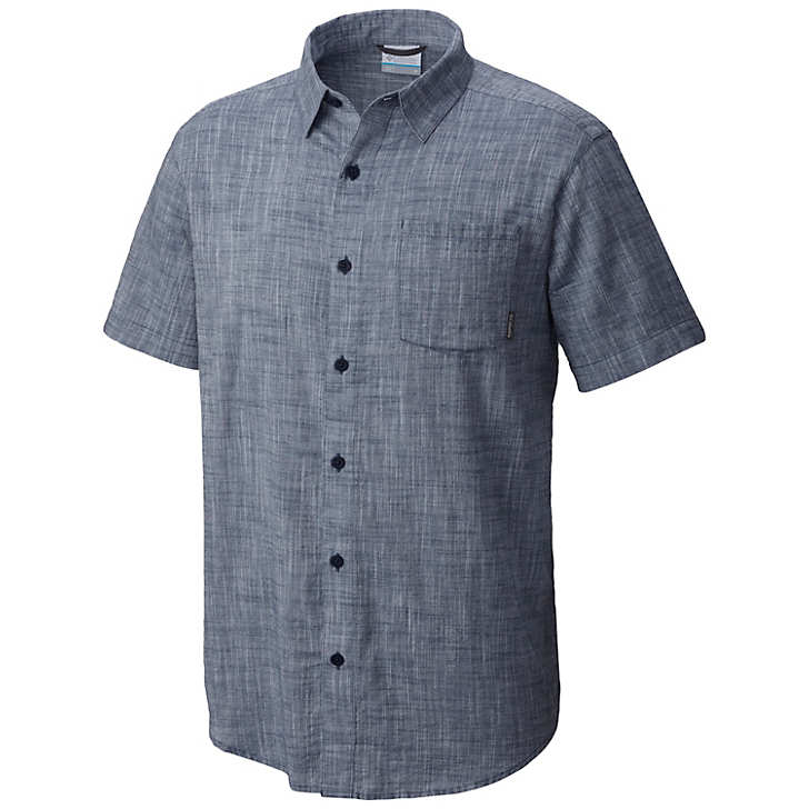 Columbia Men’s Under Exposure Yarn Dye Short Sleeve Shirt – Big
