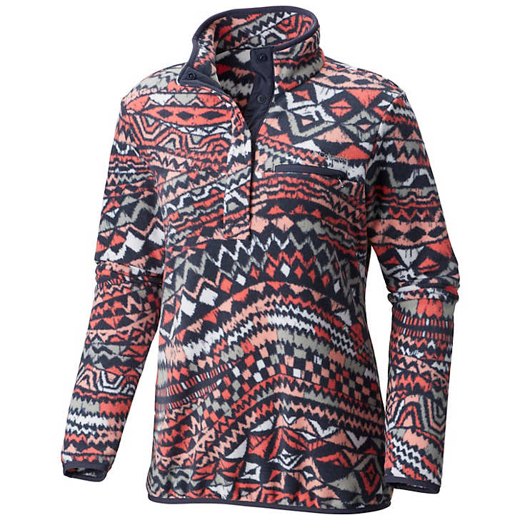 Columbia Women's Mountain Side Printed Pullover - Plus Size