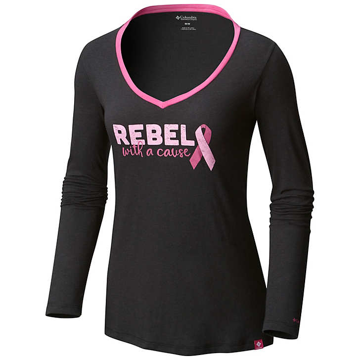 Columbia Women’s Tested Tough in Pink Rebel Long Sleeve Tee