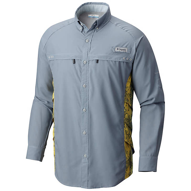 Columbia Men's Airgill Camo Fade Long Sleeve Woven Shirt
